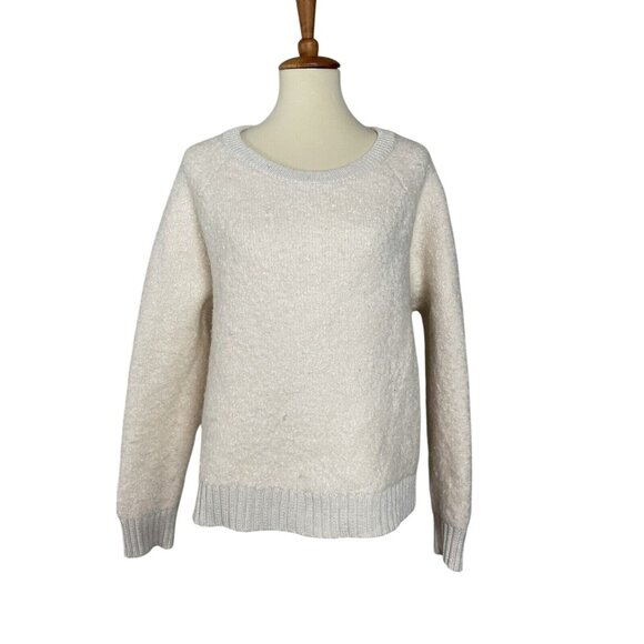 Gap Wool Blend Sweater Womens Large Heavy Weight Textured - Picture 1 of 10